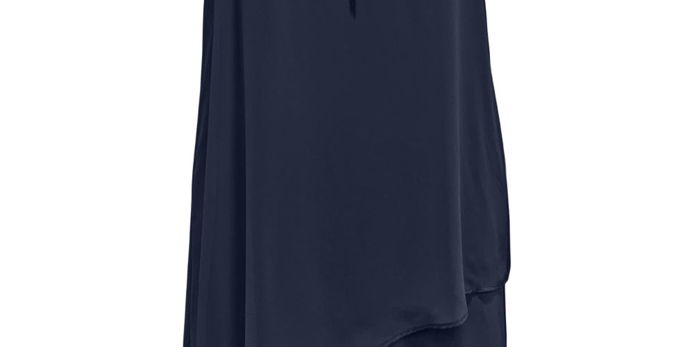 Vestido justo feminino com colar e detalhes embelezados, azul, tamanho XX-G