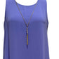 Vestido justo com colar e detalhes embelezados da coleção JM, roxo, tamanho médio