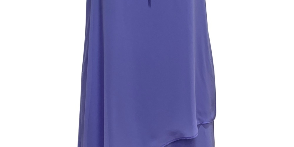 Vestido justo com colar e detalhes embelezados da coleção JM, roxo, tamanho extragrande