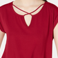 Blusa com nó cruzado BCX Junior Roxo Tamanho Grande