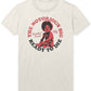 Camiseta gráfica masculina Biggie Baby da Merch Traffic, branca, tamanho XX-G