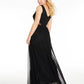 Vestido de renda e malha com glitter BCX Juniors, preto, tamanho 11