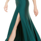 Vestido sem alças franzido Jump Junior's verde tamanho 13-14