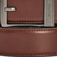 Cinto social masculino Kenneth Cole Reaction Exact Fit marrom tamanho pequeno