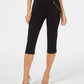 Calça cropped com zíper Thalia Sodi feminina, preta, tamanho pequeno