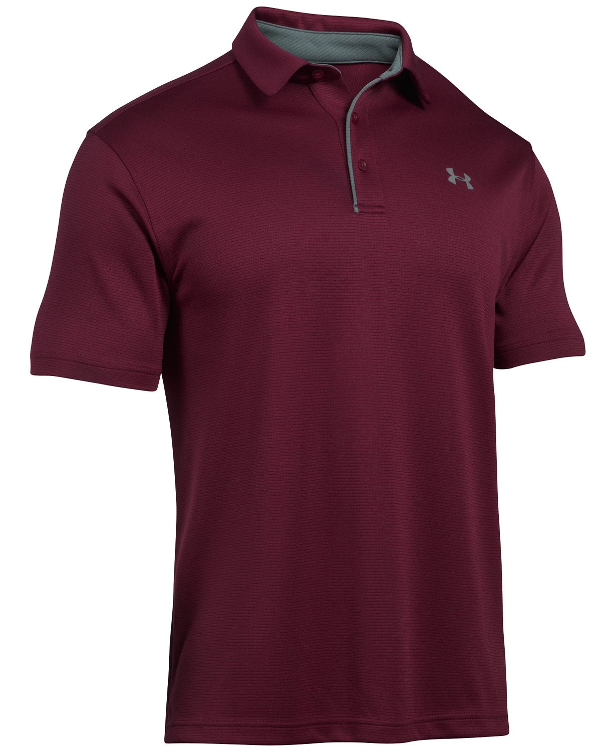 Camiseta polo Tech masculina Under Armour vermelha tamanho pequeno