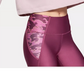 Under Armour Suéter feminino com estampa de logotipo, manga comprida, gola redonda, rosa, tamanho extragrande