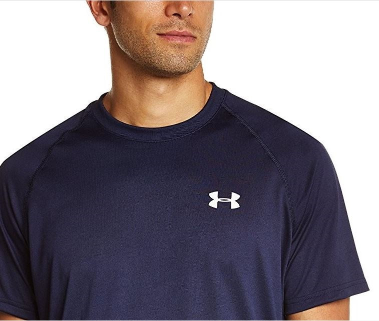 Camiseta Under Armour Heatgear Masculina Azul Marinho Tamanho P