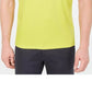 Camiseta masculina Alfani de manga curta com decote em V elástica amarela tamanho grande