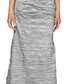 Vestido de festa feminino Alex Evenings em tafetá, estilo sereia, cinza, tamanho 16