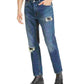 Calça Jeans Levi's Masculina Athletic Fit All Season Tech Rasgada e Reparada Azul Tamanho 36X34