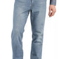 Calça jeans Levi's 541 Athletic Fit All Season Tech rasgada e reparada, azul, tamanho 40x34