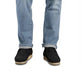Calça jeans Levi's 541 Athletic Fit All Season Tech rasgada e reparada, azul, tamanho 40x34
