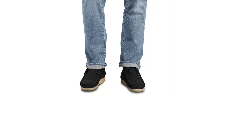 Calça jeans Levi's 541 Athletic Fit All Season Tech rasgada e reparada, azul, tamanho 40x34