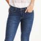 Calça jeans skinny Levi's 711 feminina azul escuro tamanho 25W