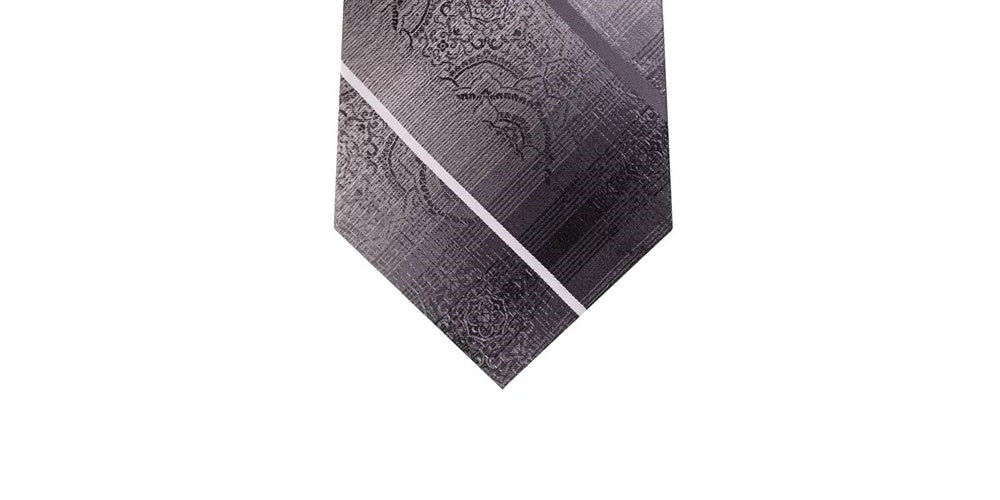 Gravata masculina Van Heusen The Girbaran Medallion tamanho marinho regular