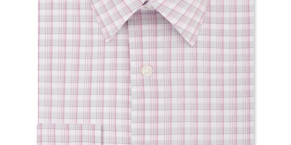 Camisa social masculina Van Heusen Classic Fit sem vincos, cinza, tamanho 17x36-37