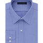 Camisa social masculina Tommy Hilfiger Athletic Fit Performance Stretch TH Flex Collar, azul, tamanho 34-35