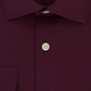 Camisa social masculina Tommy Hilfiger Slim Fit, sem passar a ferro, com estampa elástica, xadrez, vermelha, tamanho 16,5 x 36-37