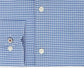 Camisa social masculina Tommy Hilfiger Slim Thflex Supima Stretch Check azul tamanho 16x34-35