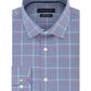 Camisa social masculina Tommy Hilfiger Slim-Fit Performance Stretch Check Roxa Tamanho 17,5x36-37