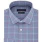 Camisa social masculina Tommy Hilfiger Slim-Fit Performance Stretch Check Roxa Tamanho 17,5x36-37
