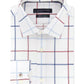 Camisa social xadrez slim fit masculina Tommy Hilfiger vermelha tamanho 15x34x35