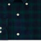 Camisa social masculina Tommy Hilfiger com gola verde, tamanho 18x34x35