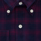 Camisa social masculina Tommy Hilfiger Classic Fit Check vermelha tamanho 17x34-35