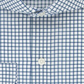 Camisa social masculina Tommy Hilfiger Classic Fit Non-Roll Thflex Supima Stretch Check, branca, tamanho 17x36-37