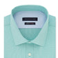 Camisa social masculina Tommy Hilfiger de algodão com gola turquesa e ajuste clássico, tamanho verde 16x34-35