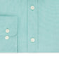 Camisa social masculina Tommy Hilfiger de algodão com gola turquesa e ajuste clássico, tamanho verde 16x34-35