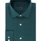 Camisa social masculina Tommy Hilfiger Athletic Fit Flex Collar, verde, tamanho 17,5 x 36-37