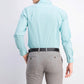 Camisa social masculina Tommy Hilfiger Athletic-Fit Flex Collar, verde, tamanho 34-35