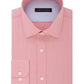 Camisa social masculina Tommy Hilfiger Athletic-Fit Moisture-Wicking Flex Performance, vermelha, tamanho 17x32-33