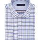 Camisa social masculina Tommy Hilfiger justa e elástica de desempenho, azul, tamanho 17,5 x 36 x 37