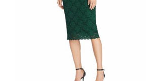 Vestido de renda recortado Ralph Lauren feminino, verde, tamanho 12