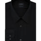 Camisa de cetim masculina Arrow Regular Fit com botões, preta, 15,5 x 32-33