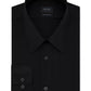 Camisa de cetim masculina Arrow Regular Fit com botões, preta, tamanho 15x32-33