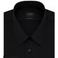Camisa de cetim masculina Arrow Regular Fit com botões, preta, tamanho 15x32-33