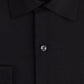 Camisa social masculina Arrow com ajuste de mangas compridas, preta, tamanho 15,5 x 32 x 33