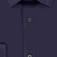 Camisa masculina DKNY Stretch Slim Fit com botões, azul marinho, tamanho 15x32-33