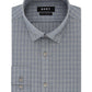 Camisa social masculina DKNY Slim-Fit Performance Active Stretch Check Azul Tamanho 18X34-35