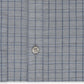 Camisa social masculina DKNY Slim-Fit Performance Active Stretch Check Azul Tamanho 18X34-35