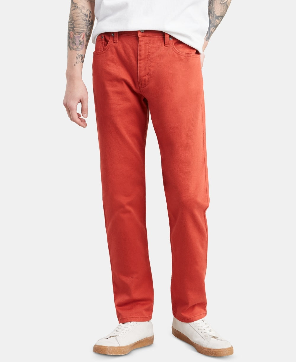 Calça jeans Levi's 502 Tapered Fit Masculina Laranja Tamanho 34X29