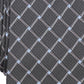 Gravata masculina Perry Ellis Portfolio de seda Bastille estampada preta tamanho regular