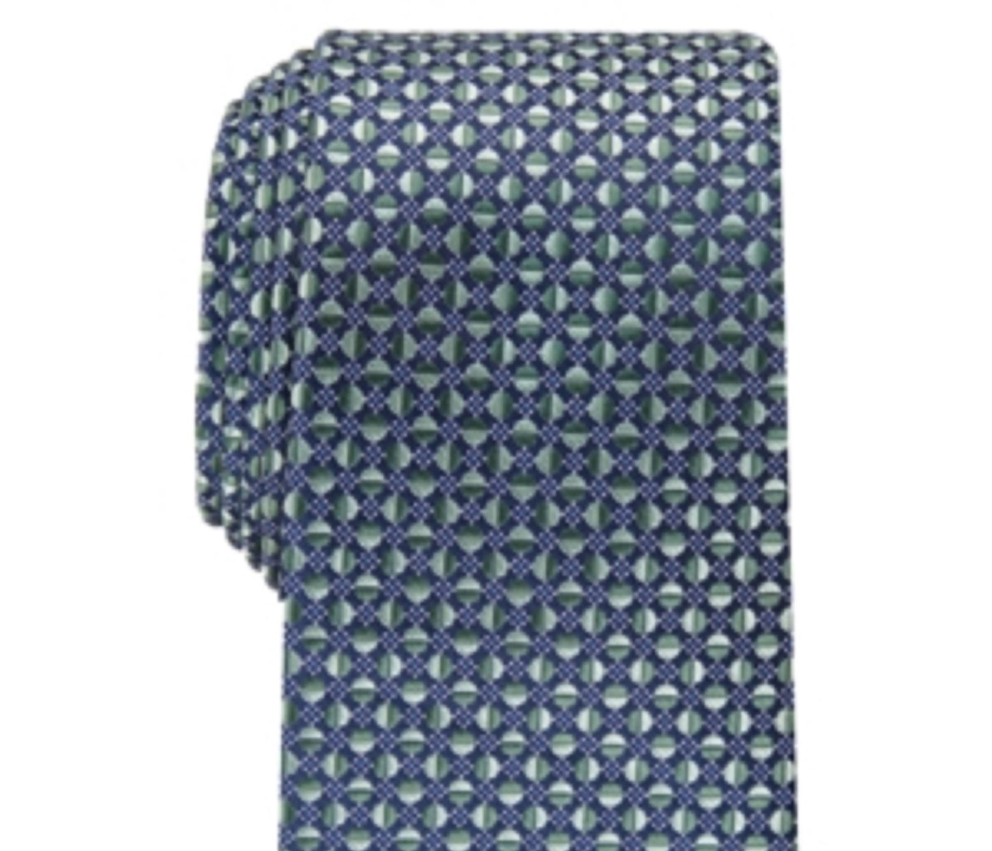 Gravata Perry Ellis Masculina Dexter Neat Verde Tamanho Regular