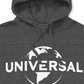 Moletom com capuz masculino com logotipo universal cinza escuro tamanho XX-G