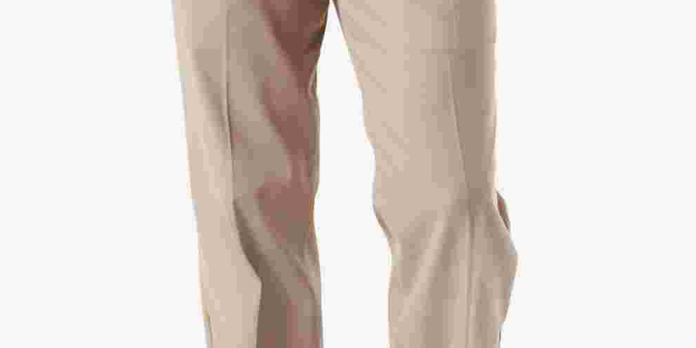 Calças Dockers Easy Classic Fit Khaki Stretch Masculinas Bege Escuro Tamanho 36X29