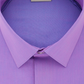 Camisa social masculina Kenneth Cole Reaction com gola slim fit elástica, roxa, tamanho 17x32-33
